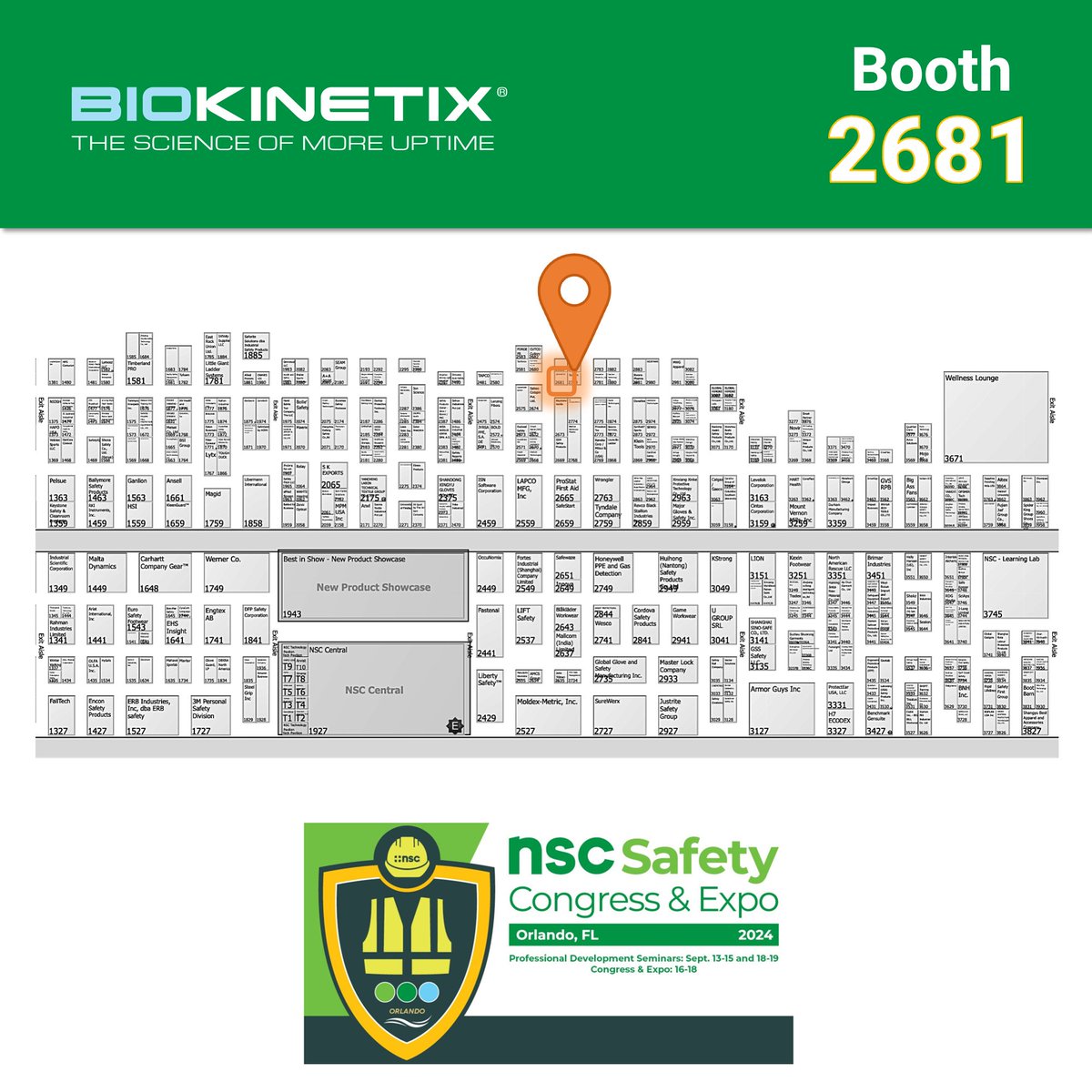At #NSCExpo? We've set up camp at Booth 2681 and would love to connect with you on:

• Leveraging ergonomic wearables to mitigate injury risk
• Integrating sports med professionals for injury prevention &amp; triage
• Creating actionable microlearning education

#NSC2024