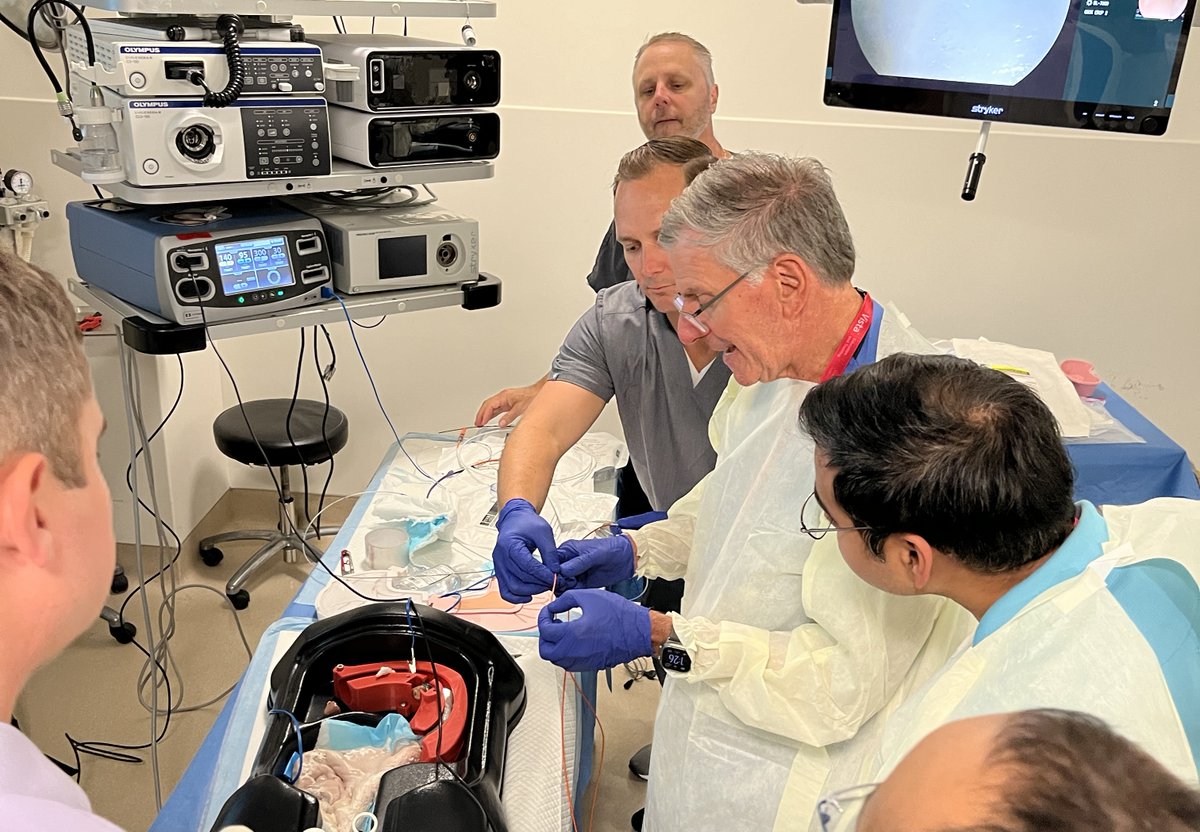 Cook Medical--MedSurg Division (@cookmedsurg) on Twitter photo That’s a wrap! 🎉
Thank you amazing faculty Dr Thomas Savides & <a href="/JennPhanMD/">Jenn Phan MD</a>, support team & all Fellows that graced us with your presence at our #CookVista ERCP-2 course!
We look forward to more #CookHandsOn courses as you continue your #MedEd journey.🙌
#CookMedSurg #GITwitter That’s a wrap! 🎉
Thank you amazing faculty Dr Thomas Savides & <a href="/JennPhanMD/">Jenn Phan MD</a>, support team & all Fellows that graced us with your presence at our #CookVista ERCP-2 course!
We look forward to more #CookHandsOn courses as you continue your #MedEd journey.🙌
#CookMedSurg #GITwitter