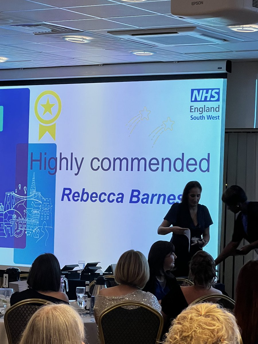 Congrats to Becky Barnes on being highly commended for her leadership role in Moor to Sea community nurses