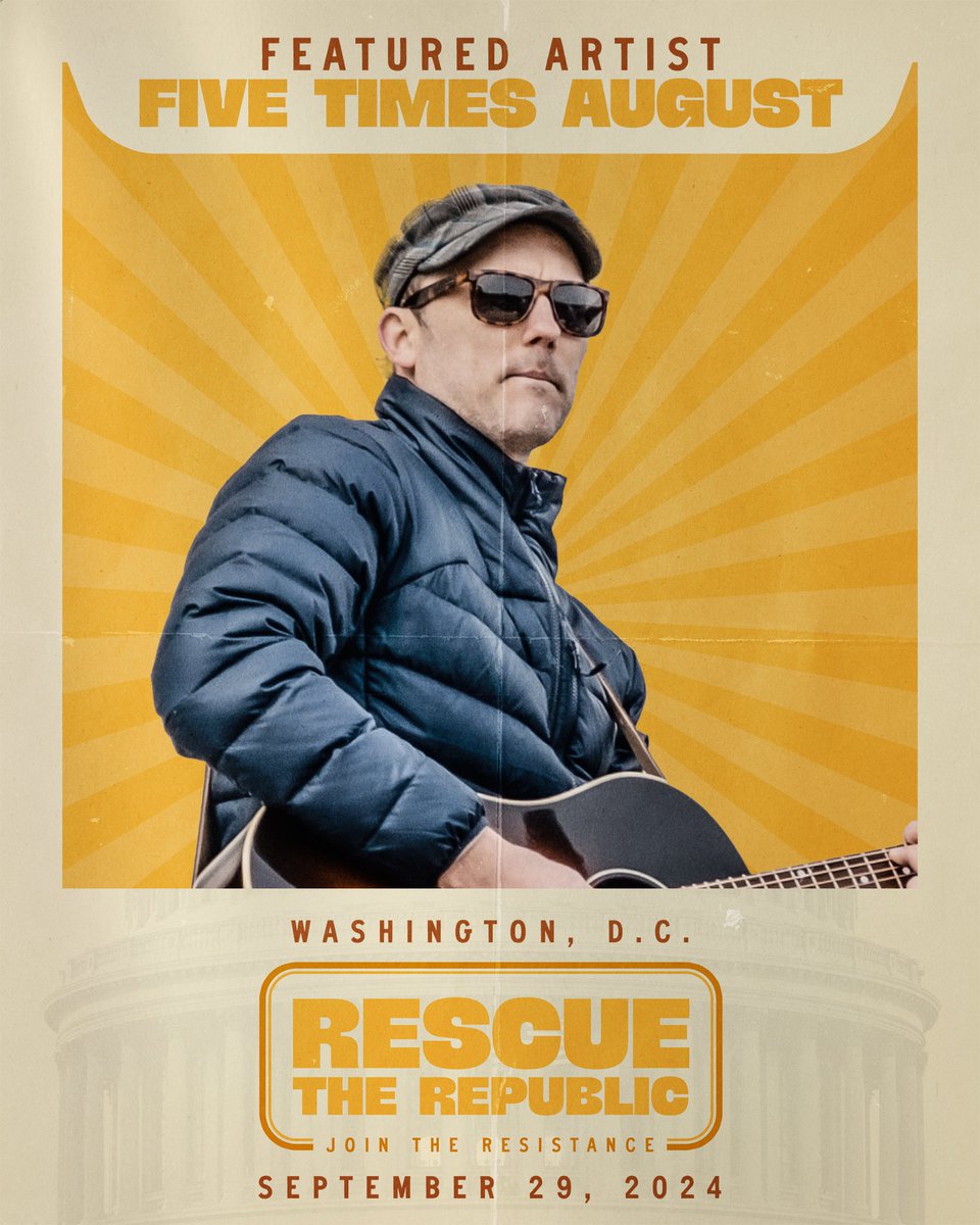 RescueRepublic's tweet photo. 🎸We've been talking a lot about our amazing speaker lineup, but our entertainers and artists are also going to be absolutely fantastic! From rock to rap to folk and more, we are bringing the talent to #RescueTheRepublic! Can't wait to see you all there! 
🕊️❤️🇺🇸 
#JointheResistance #Unity #rockstars

@skilletmusic @TheDefiantUSA @struggjennings @TennesseeJet @FiveTimesAugust @DPAK_WORLD @HumanGarage