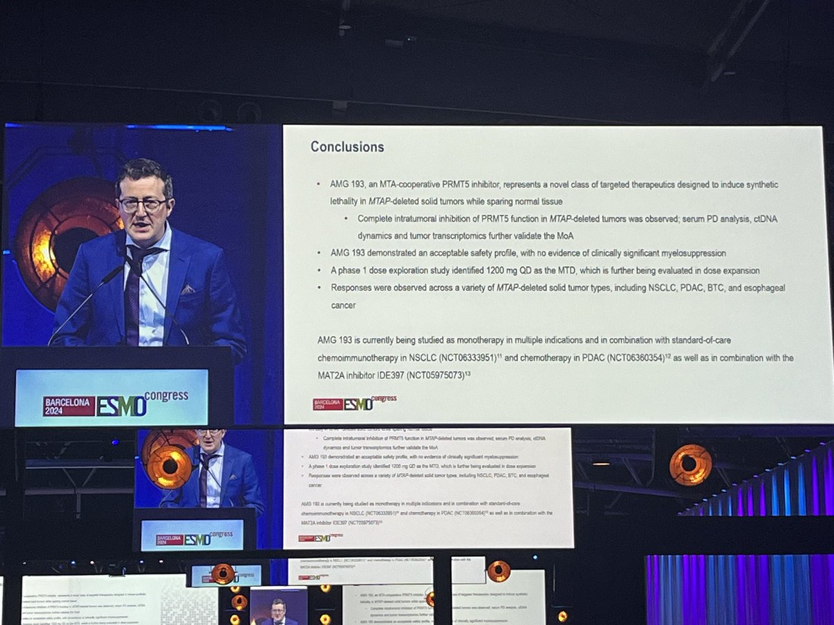 I-Mei (Emay) Siu (@imsmd) on Twitter photo Hot off the presses and #ESMO24 podium: <a href="/DocSacher/">Adrian Sacher, M.D.</a> <a href="/UHN_Research/">UHN Research</a> presents initial findings of the CNS-penetrant MTA-cooperative PRMT5 inhibitor AMG 193 in patients with solid tumors 👉🏻 aacrjournals.org/cancerdiscover… Hot off the presses and #ESMO24 podium: <a href="/DocSacher/">Adrian Sacher, M.D.</a> <a href="/UHN_Research/">UHN Research</a> presents initial findings of the CNS-penetrant MTA-cooperative PRMT5 inhibitor AMG 193 in patients with solid tumors 👉🏻 aacrjournals.org/cancerdiscover…
