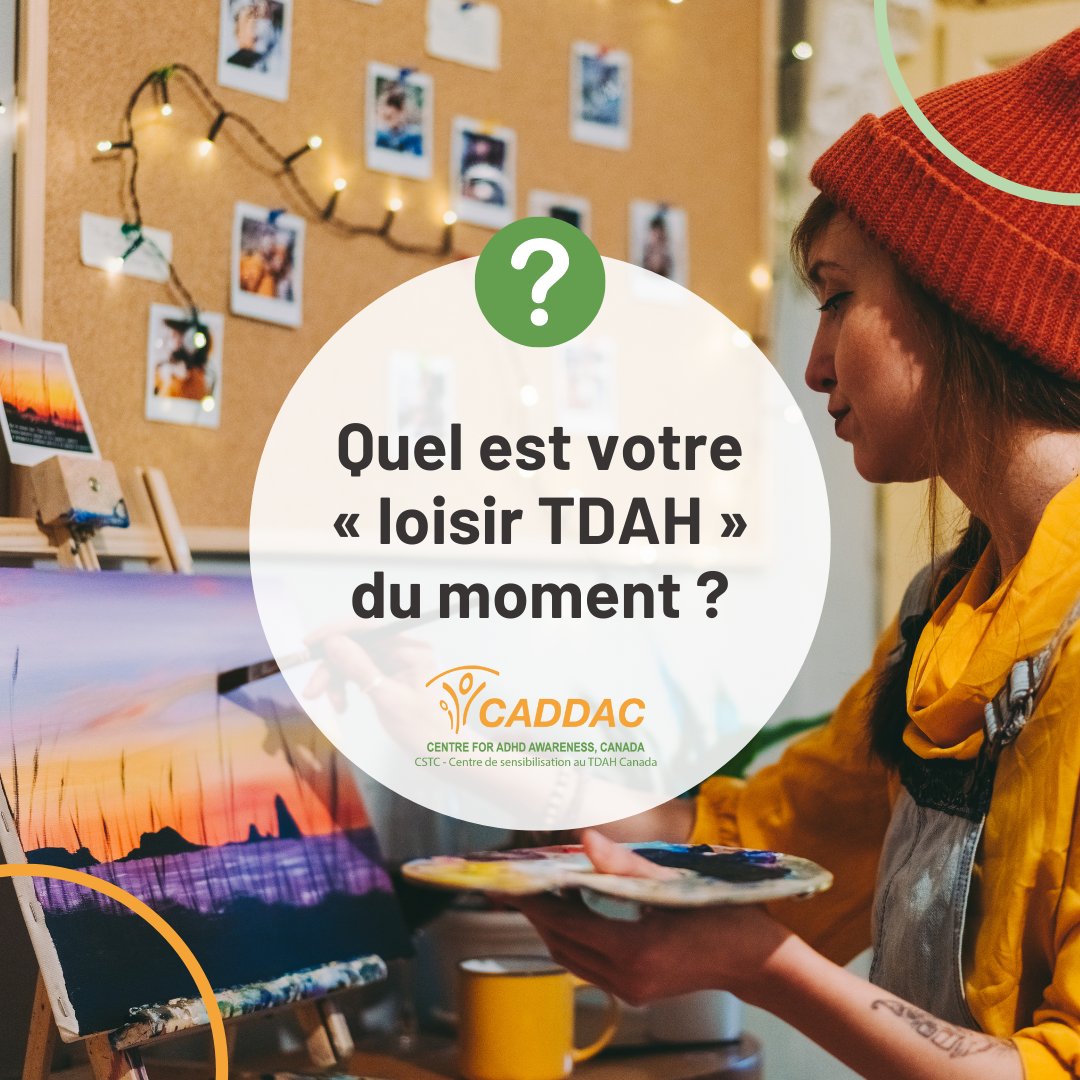 Les cerveaux TDAH débordent de créativité, de passion et d’énergie, surtout lorsqu’il s’agit de nouvelles aventures et de nouveaux passe-temps.

Quel est le passe-temps ou l’activité qui vous a apporté une poussée de dopamine récemment ?