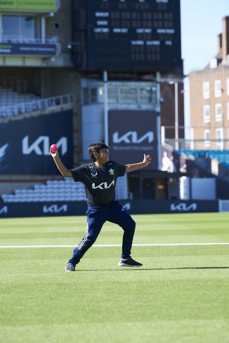 Great to see the <a href="/KiaUK/">Kia UK</a> Young Cricketer day in full flow at the Kia Oval over the weekend. 🏏 ☀️

Inspiring the next generation of stars! 🌟