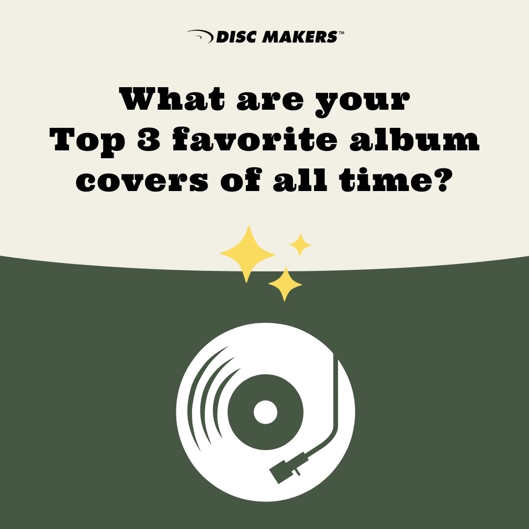 Iconic album covers have shaped the music world for decades. We want to know: What are your Top 3 favorite album covers of all time? 💿🖼️
Drop your picks, and let’s celebrate the art behind the music!

#IndieMusic #AlbumArt #MusicLovers #VinylCommunity #DiscMakers #CD #Vinyl