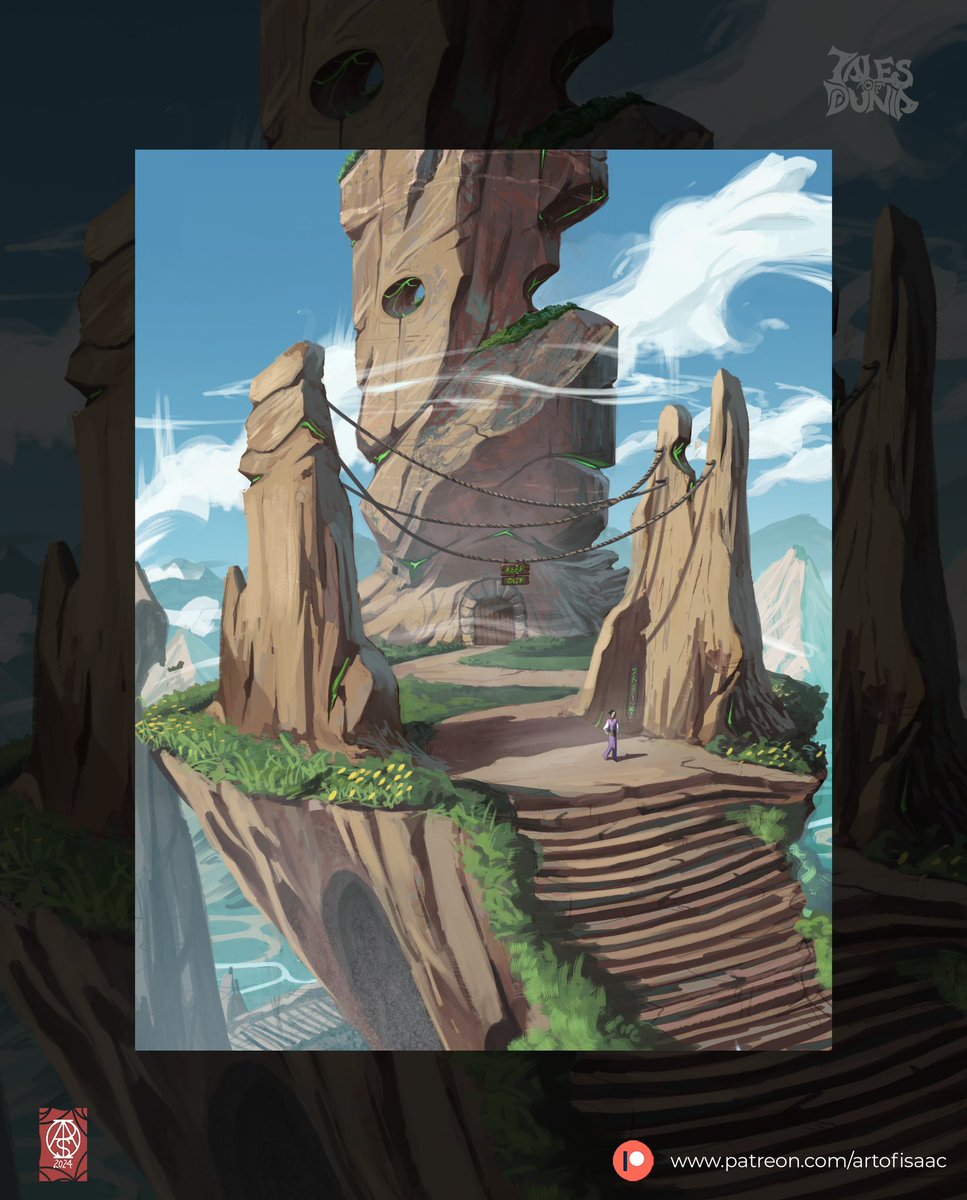 Environment Concept Art ✨✨ for Jade’s Dungeon 
This was supposed to be a series but I wasn’t able to complete the others… but more are coming soon 🤭🤗🤗🤗.. 

#environmentart #conceptart #artistoninstagram