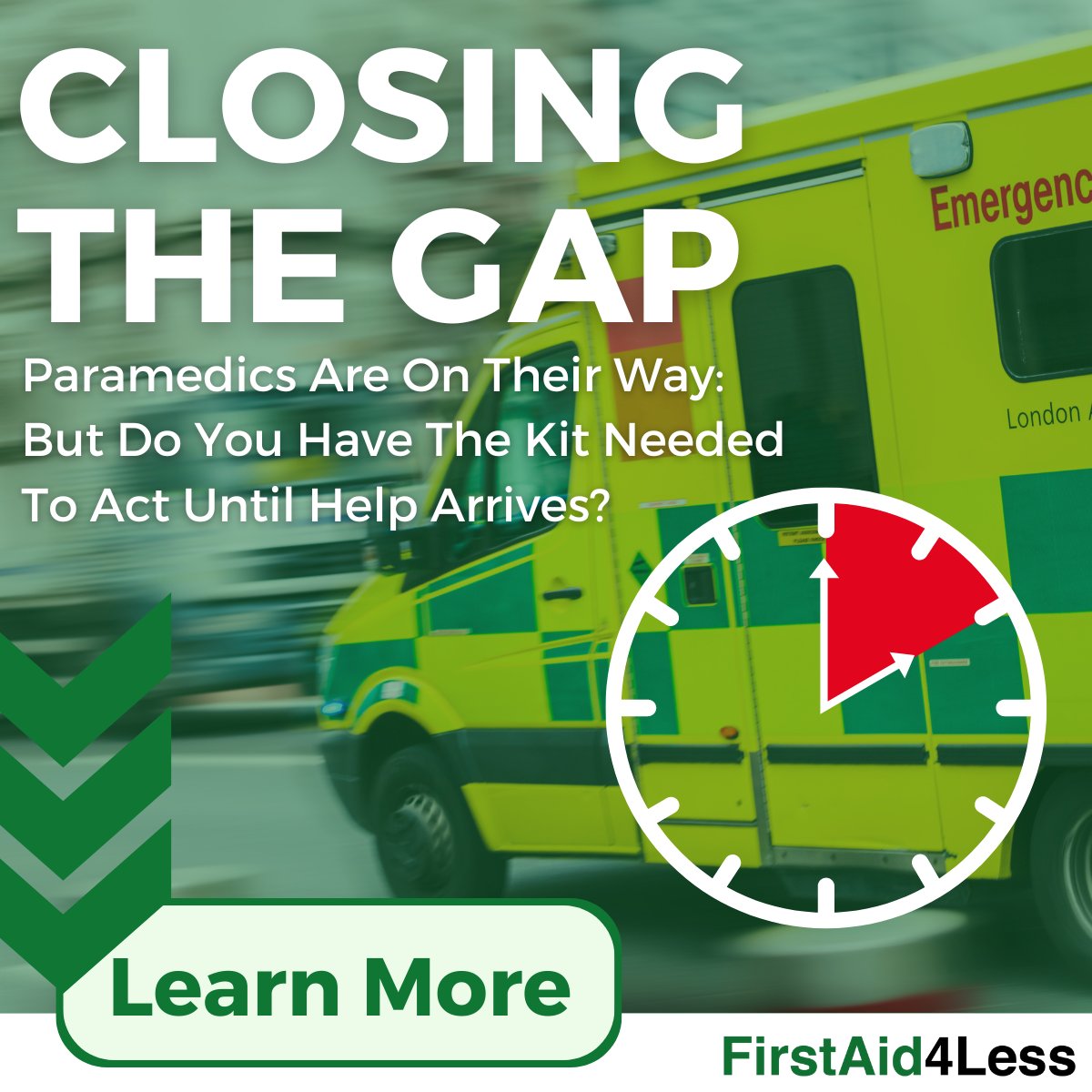 FirstAid4LessUK's tweet image. 🚑 Bridging the Care Gap!

In a medical emergency, every second counts. This crucial window is called the Care Gap – the time between an incident and when paramedics can treat the casualty.

Browse Our Kits Today!
firstaid4less.co.uk/Medical/Bleed-…

#FirstAid4Less #FirstAid #CloseTheCareGap