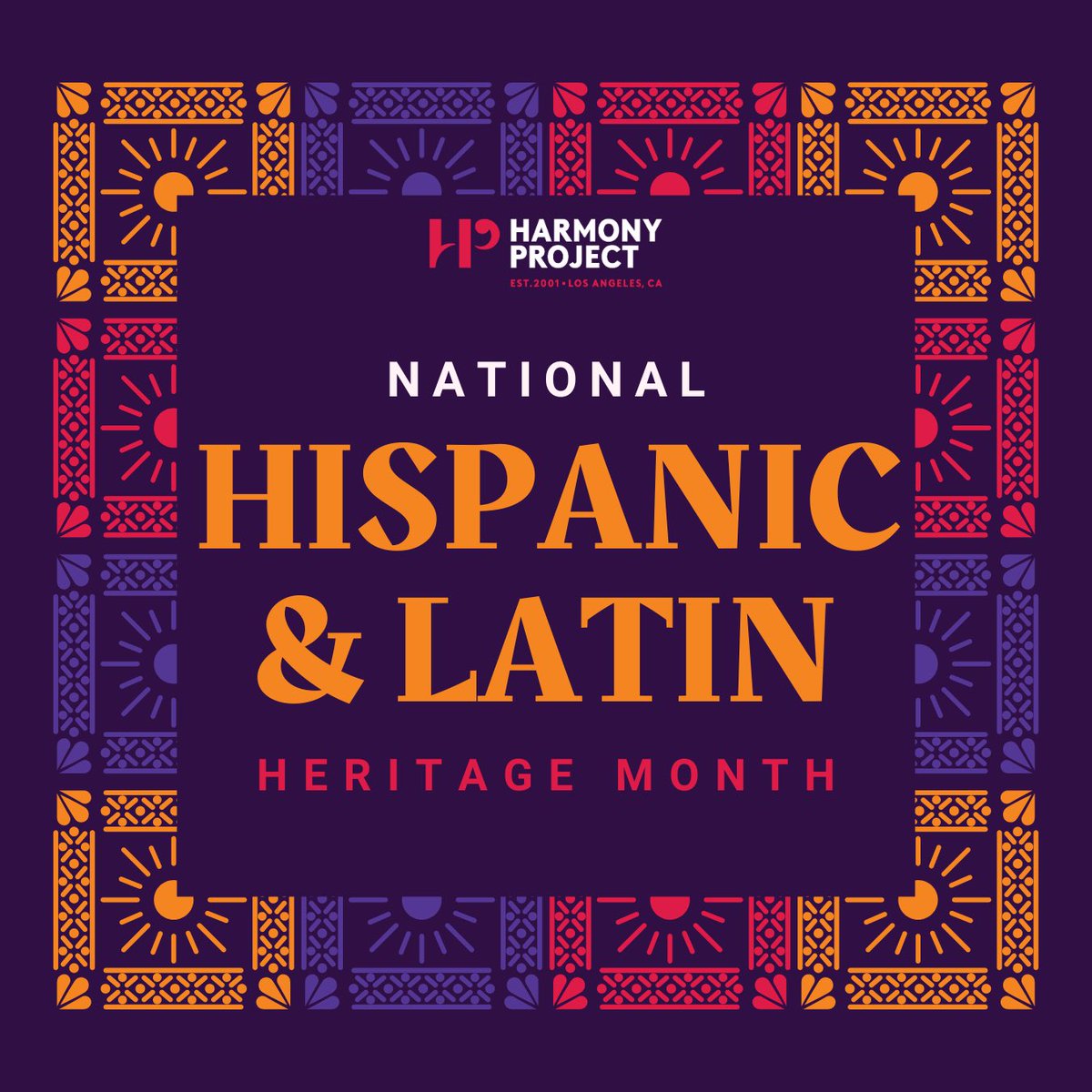 HarmonyProject's tweet image. Celebrating Hispanic and Latin Heritage Month through the universal language of music! Join us at the #HarmonyProject as we honor the Hispanic community, while empowering our young artists with the power of music. Together, we create harmony and opportunity for all.