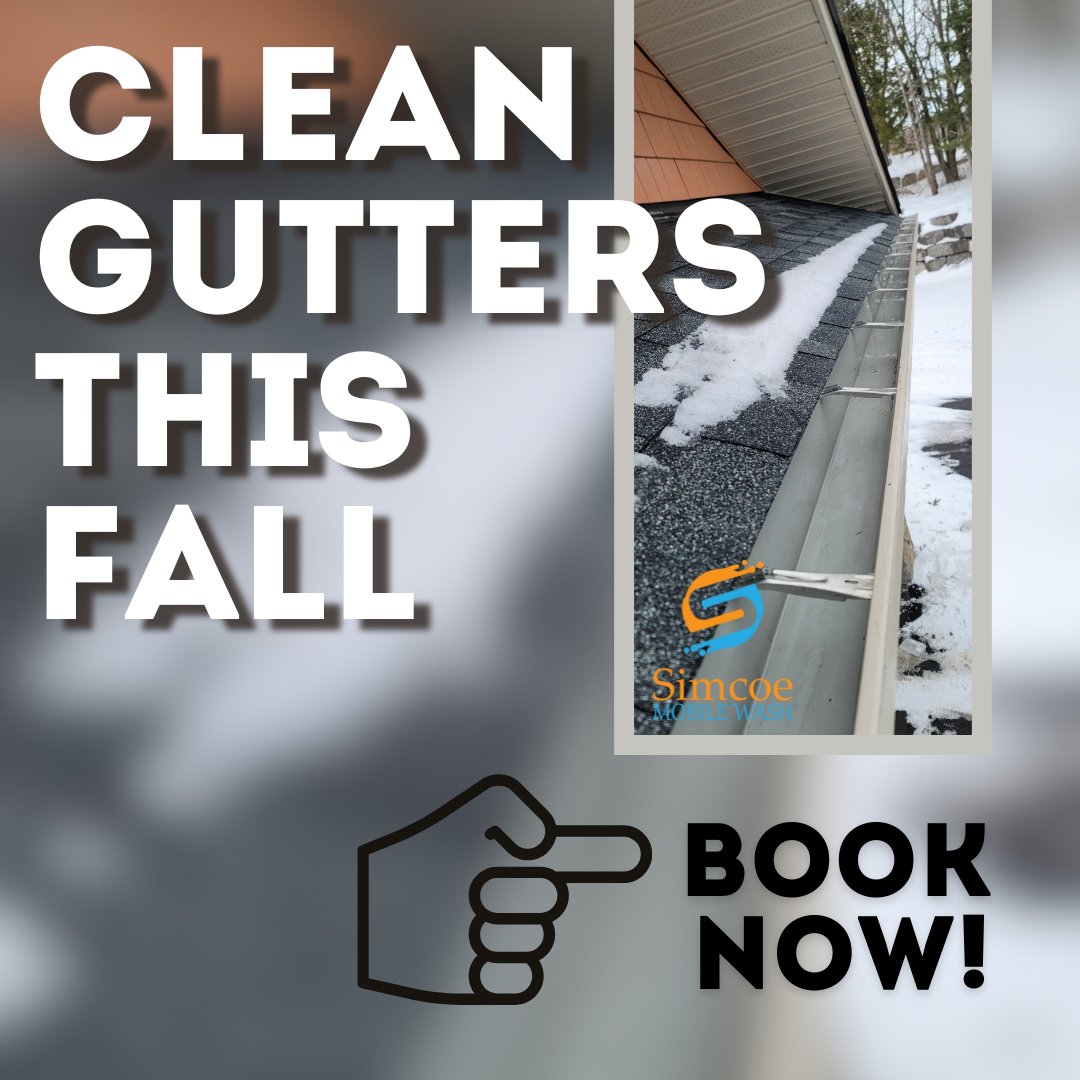 SimcoeGuy's tweet photo. 🍂 Fall is here!

Keep your home safe and your gutters clear with Simcoe Mobile Wash. Schedule your gutter cleaning today and protect your property from water damage.

Let’s get your home ready for the season!

#GutterCleaning #FallPrep #SimcoeMobileWash https://t.co/vSUA6QemHj