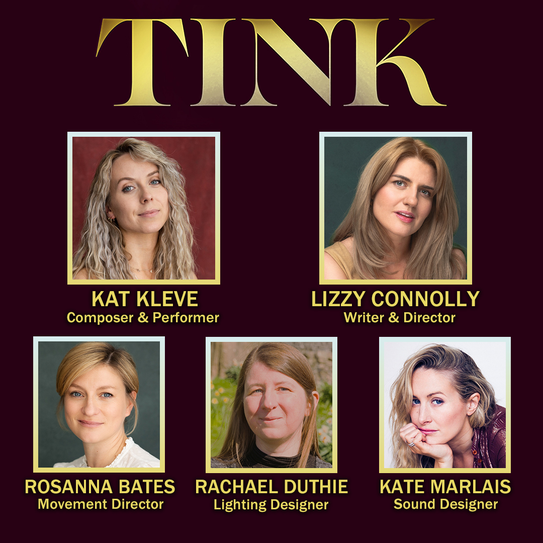 Who run the world? Girls!
Meet the all-female team behind the 5-star <a href="/tink_the_play/">TINK</a>:
Composer &amp; Performer <a href="/KatKleve/">KAT KLEVE</a>
Writer &amp; Director @lizzyconnolly
Movement Director <a href="/RosannaBates/">Rosanna Bates</a>
Lighting Designer Rachael Duthie
Sound Designer <a href="/katemarlais/">KVTE MVRLVIS</a>
8-20 Oct: theotherpalace.co.uk/tink/