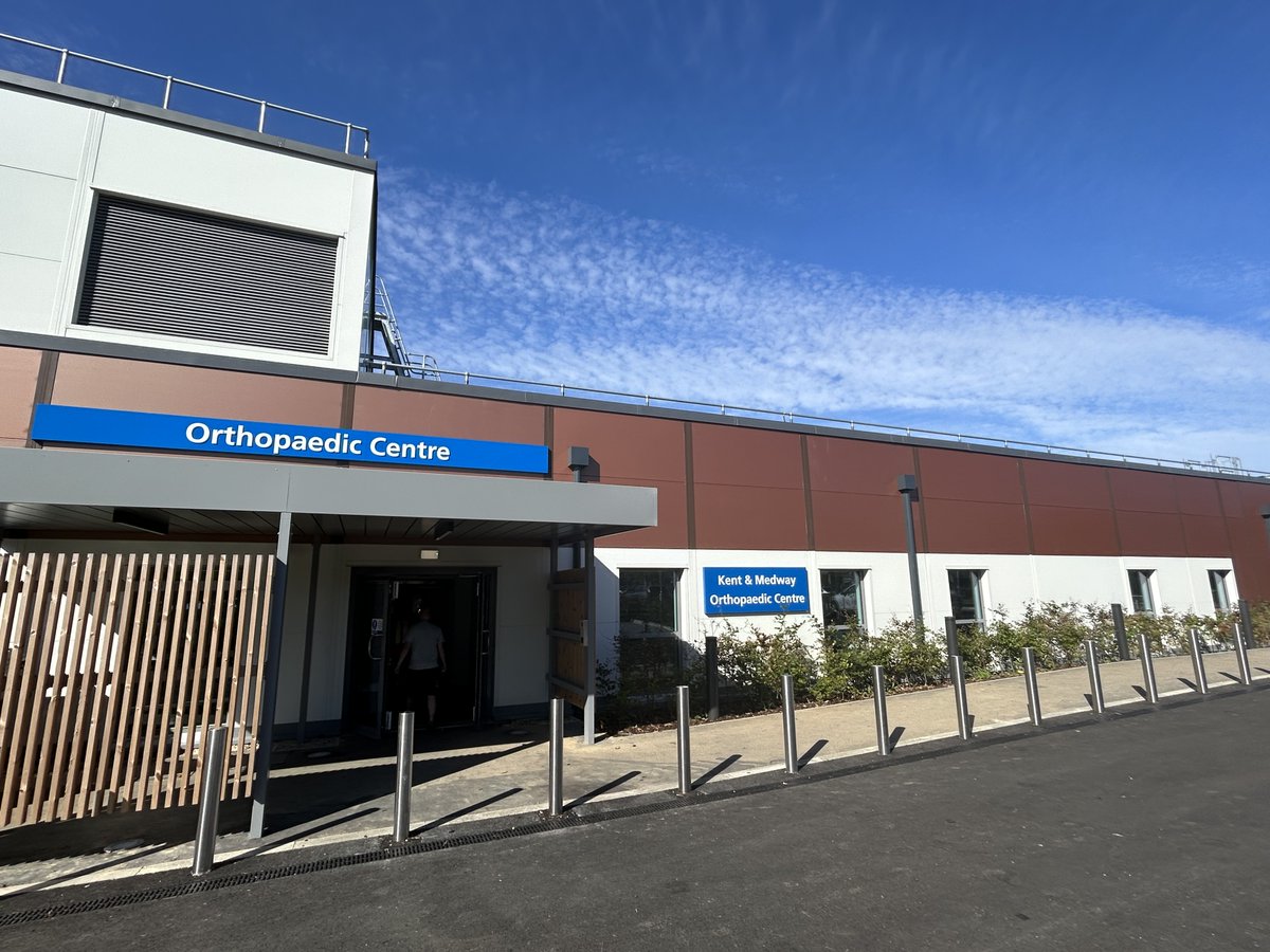 A new, multimillion-pound surgical hub at Maidstone Hospital has welcomed its first patients.

The Kent and Medway Orthopaedic Centre has 3 state-of-the-art operating theatres and 24 beds, expanding capacity for routine orthopaedic operations.

Read more: ow.ly/kKH550Toftq
