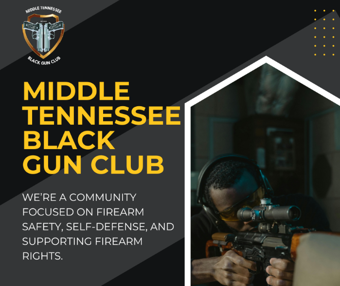midtnbgc's tweet photo. 🏛️ Welcome to the Middle Tennessee Black Gun Club! We’re a community dedicated to empowering through firearm safety, self-defense training, and supporting firearm rights and training journey. Whether you’re new to firearms or looking to improve your skills, we’ve got you covered https://t.co/EQt5OAPxNU