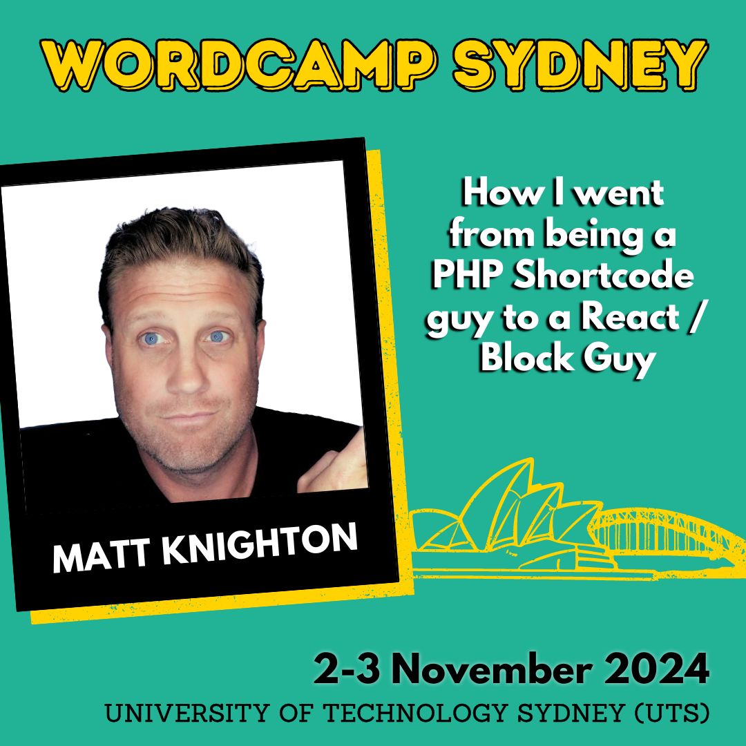 WordCamp Sydney tweet media
