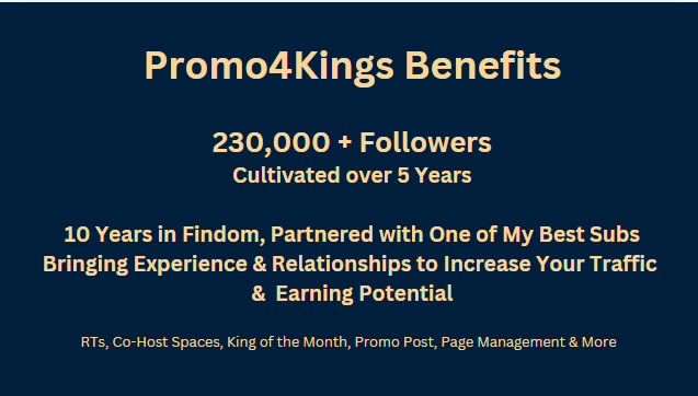 ALHPHA KINGS start your week off with additional followers &amp; financial gains! Hit us up in the DMs for<a href="/tag/myxanniversary"class="tags"><span>#myxanniversary</span></a>