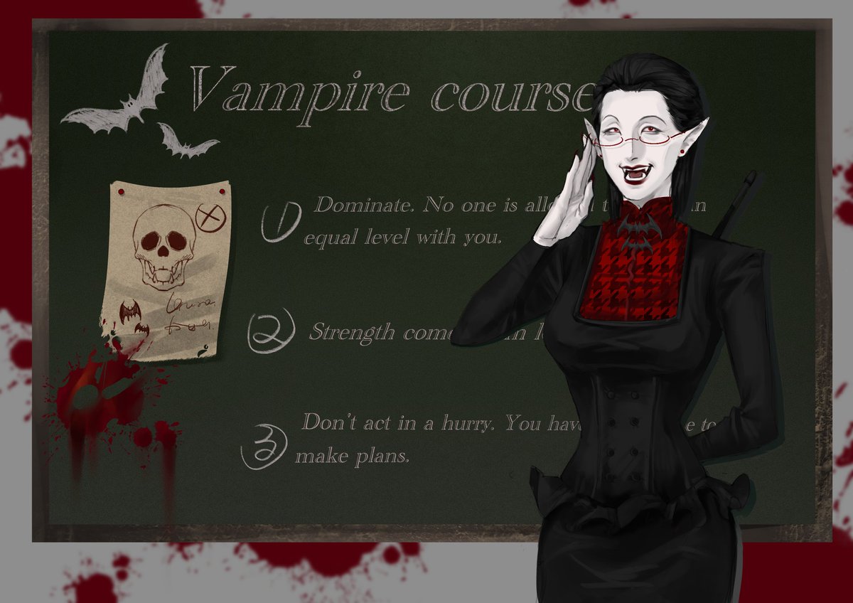 #BaldursGate3
#Cazador
吸血鬼小课堂开课了！！