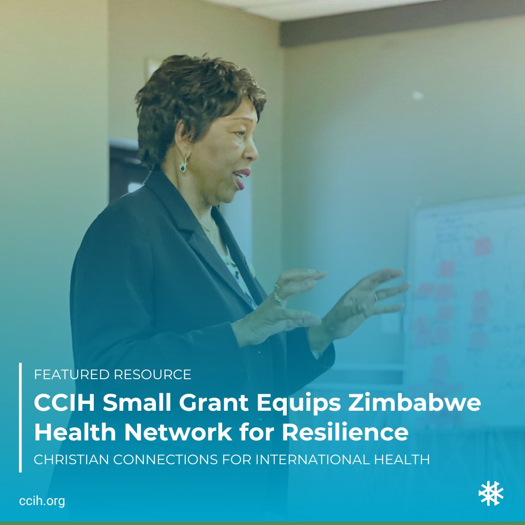 Learn how a CCIH Small Grant helped <a href="/assoczach/">Zimbabwe Association of Church-Related Hospitals</a> strengthen its leadership and governance to face public health challenges. Through capacity-building sessions, ZACH’s board and staff developed skills in risk management, communication, and more. Read more: ccih.org/ccih-small-gra… 🔗