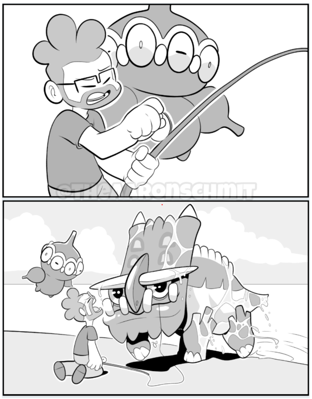 Was looking through old art and found some Nuzlocke comics I made a while back. Man,these were so much fun to draw.