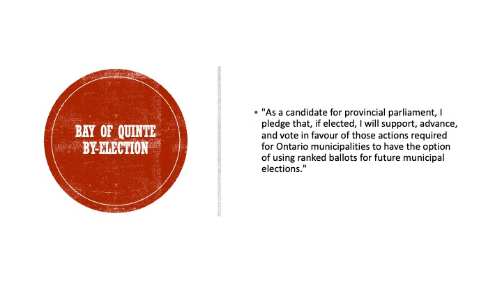 📣Bay of Quinte by-election Sept 19, 2024 

🗳️Bay of Quinte Candidates🗳️

<a href="/loriborthwick/">lori borthwick</a> <a href="/OntarioGreens/">Green Party of Ontario</a>
<a href="/tylerallsoppPC/">Tyler Allsopp</a> <a href="/OntarioPCParty/">Ontario PC Party</a>
<a href="/SeanKelly97/">Sean Kelly</a> <a href="/OntLiberal/">Ontario Liberal Party | Parti Libéral de l'Ontario</a>
<a href="/arobertsonBoQ/">Amanda Robertson</a> <a href="/OntarioNDP/">Ontario NDP</a>

Are you willing to take the #rankedballots pledge to #RestoreLocalChoice in #ONpoli?