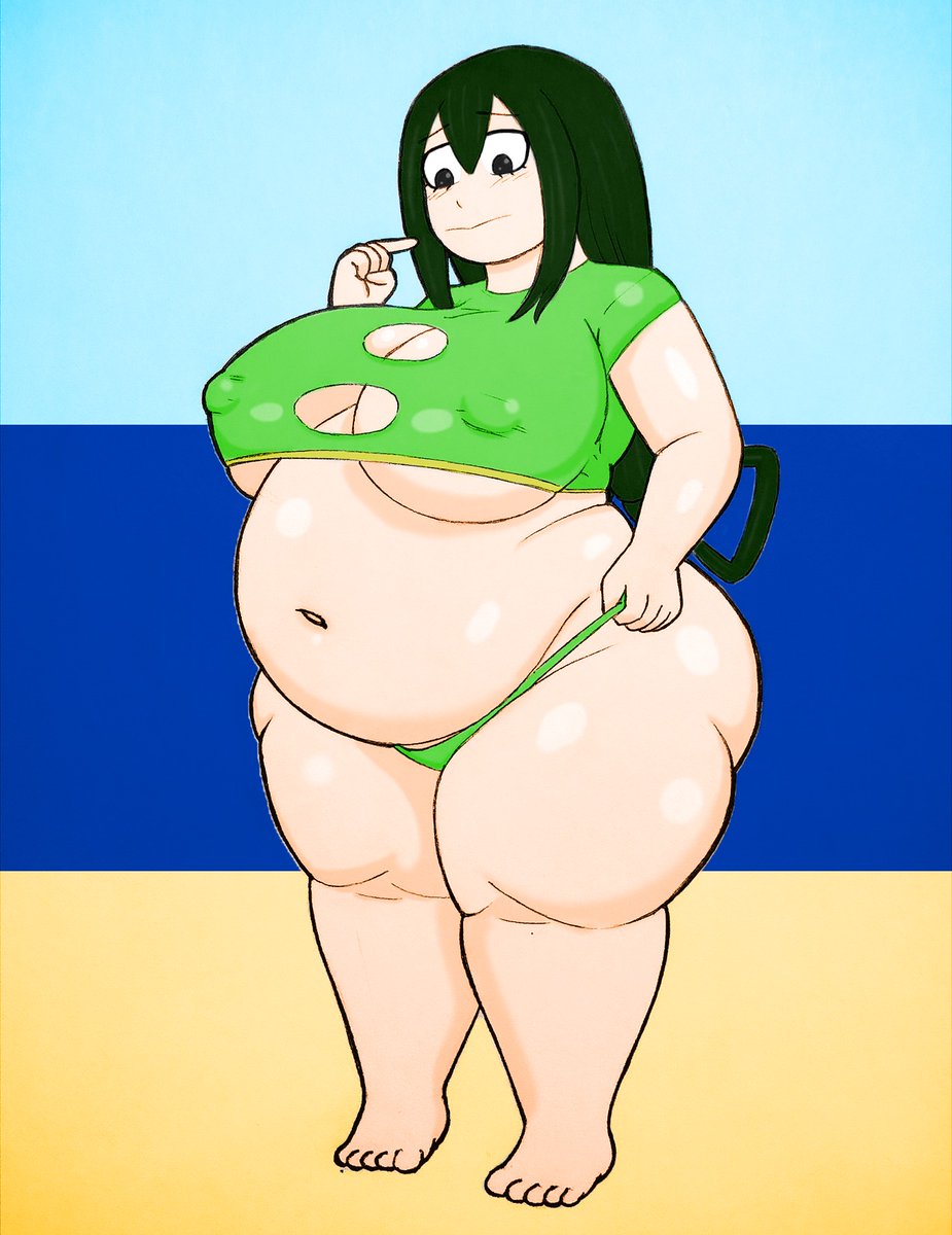 A very CHUNKY frog 🐸
This Tsuyu is based on the incredible model made by <a href="/ToppestHonk/">ToppestHonk</a> if you wanna see more of her you should totally follow them 😤