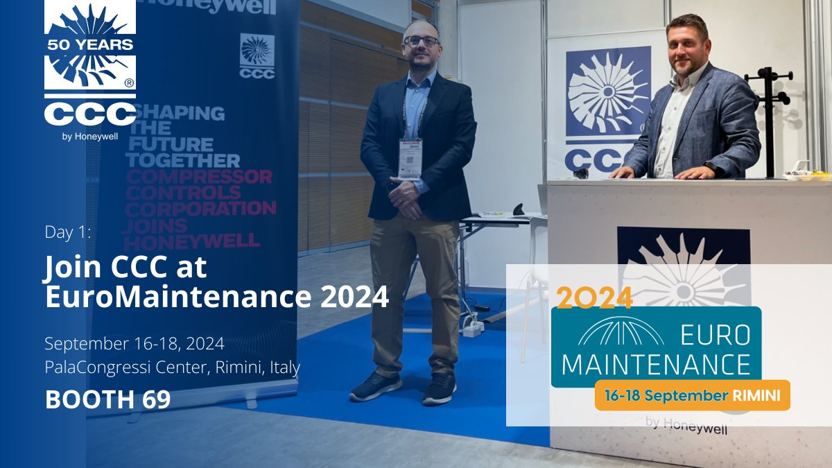 CCCGlobal's tweet image. Join CCC at EuroMaintenance 2024, Booth 69. Discover advanced maintenance solutions &amp;amp; explore key topics like safety, sustainability, Industry 4.0 &amp;amp; more. See you soon!
hubs.ly/Q02P-jqF0

#CCC #Compressor #Turbomachinery #EuroMaintenance2024