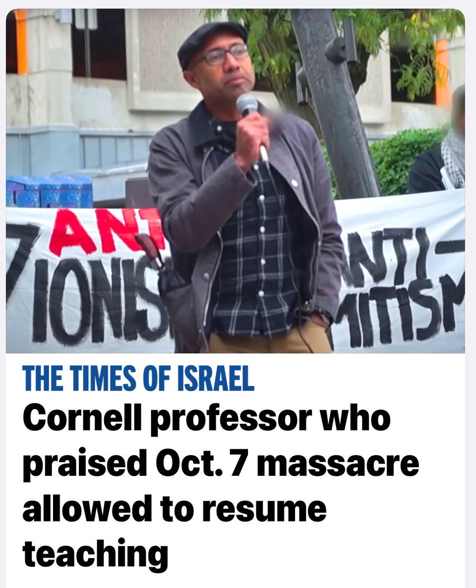 SenFettermanPA's tweet image. He found the 10/7 massacre, rape and torture of 1,200 civilians as “exhilarating.” 

Unsurprisingly, he was welcomed back.

This is the personification of elite educational rot and antisemitism at the core of so many anti-Israel campus protests.