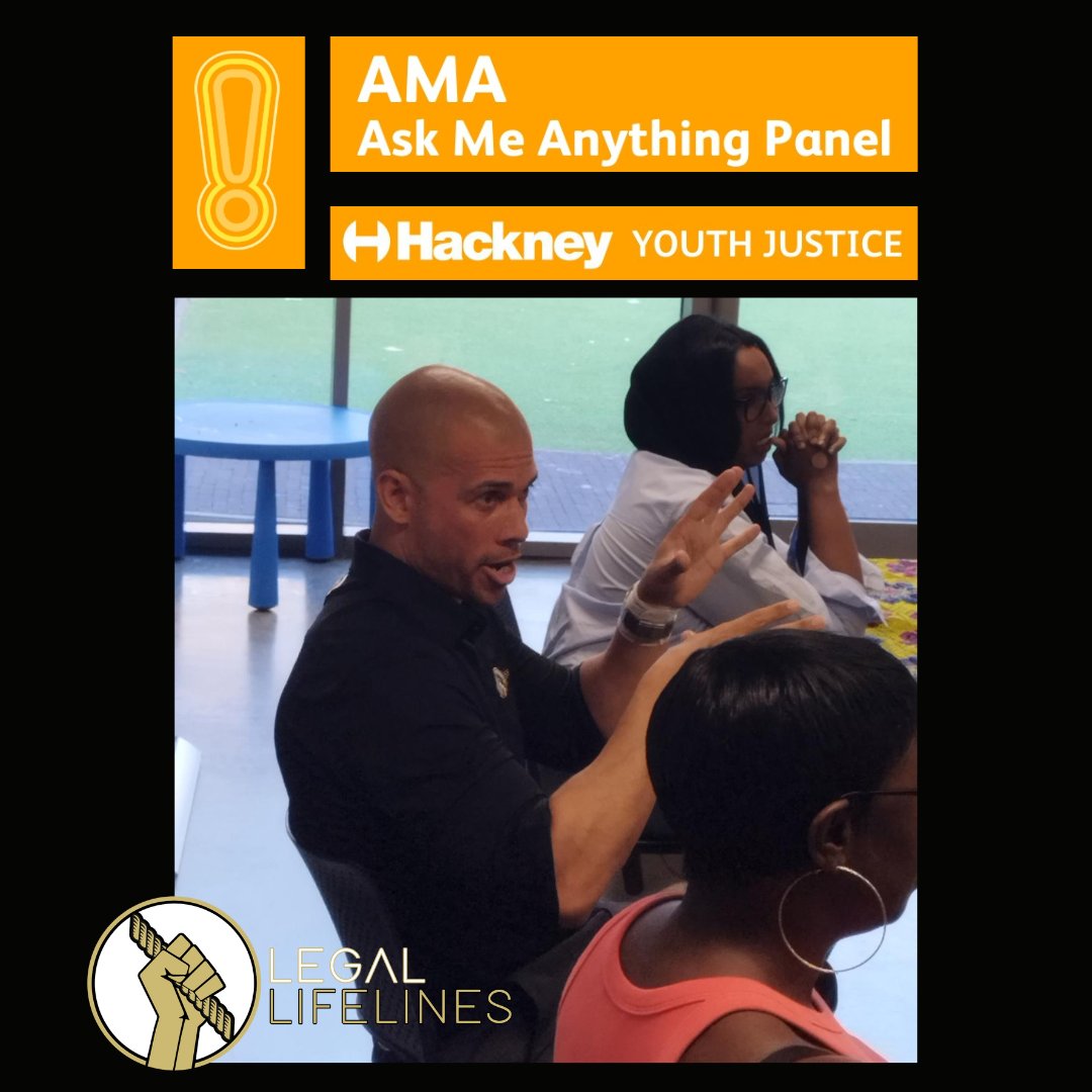 Legal Lifelines were proud to be part of an ‘ask me anything’ panel with young people in Hackney. The other specialists were a drugs specialist and a sexual health specialist.

We’re already looking forward to the next event.
#youths #education #unity #community #justice