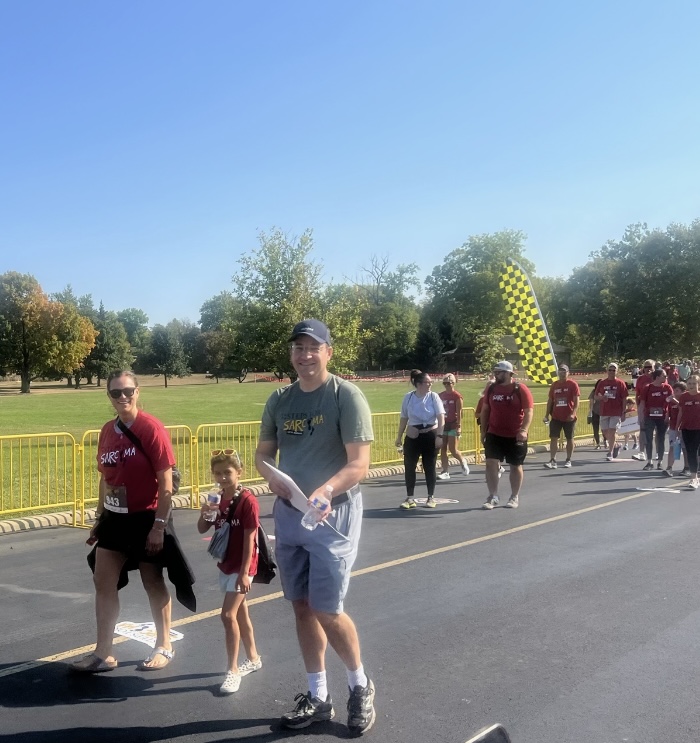 <a href="/vpgrignol/">Valerie Grignol</a> &amp; Dr. David Liebner at the annual Steps for Sarcoma event benefitting <a href="/OSUCCC_James/">The James</a> sarcoma research &amp; care!
