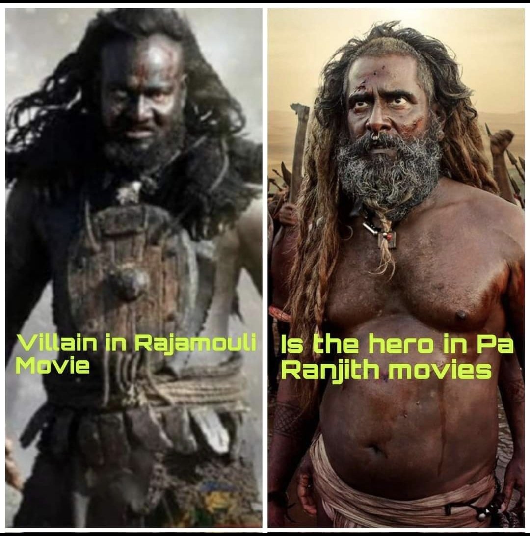 #thangalan movie का एक डायलॉग है पहले हम जब जंगलो मे थे सुखी थे ये बाहरी लोगो ने आकर हमें लोभ लालच देकर वर्ण व्यवस्था मे फंसाकर हमारा सबकुछ लूट लिया,आदिवासी खत्रीओ मान्यताओं का सजीव चित्रण कर जमीदारो का शोषण बताते हुए शानदार फिलमांकन किया गया।
यहां बुद्ध की प्रतिमा होना एक