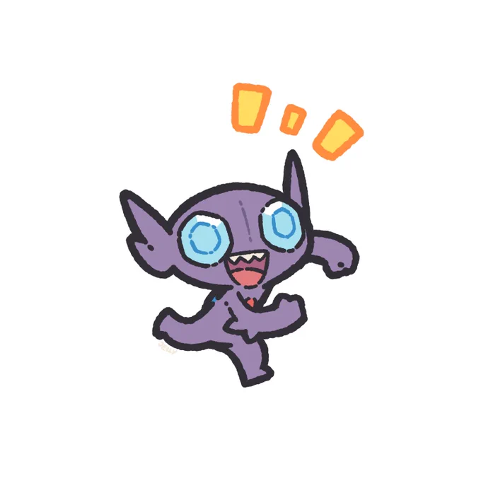 Pokemon doodle commission.Sableye. 