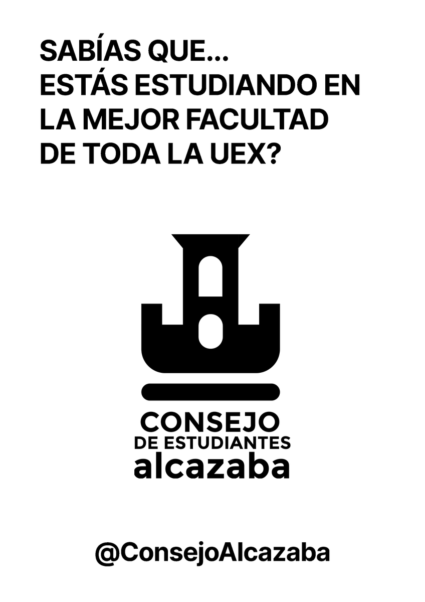 🔴 INFORMACIÓN DE INTERÉS para estudiantes de la facultad de Ciencias de la Documentación y la Comunicación en la UEx 👇🏽