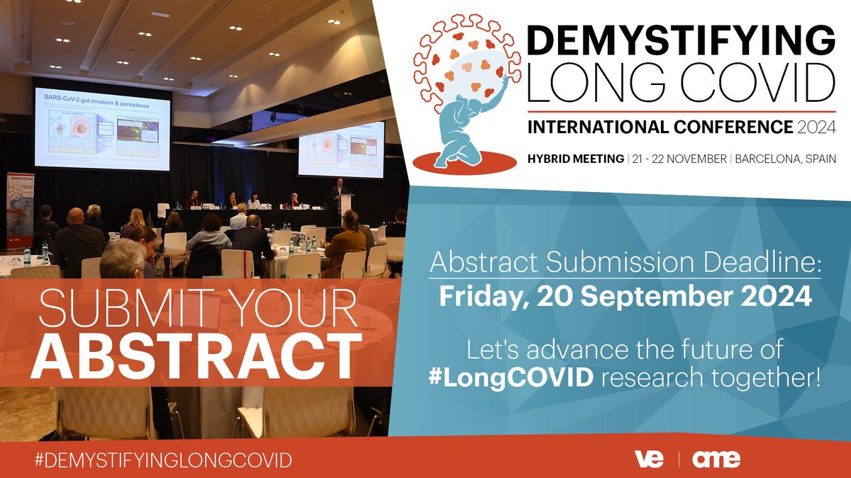 TooLongCovidBe's tweet image. Plus que quelques jours pour soumettre un sujet pour le colloque &quot;Demystifying long covid&quot; !  #Submityourabstract academicmedicaleducation.com/meeting/demyst…