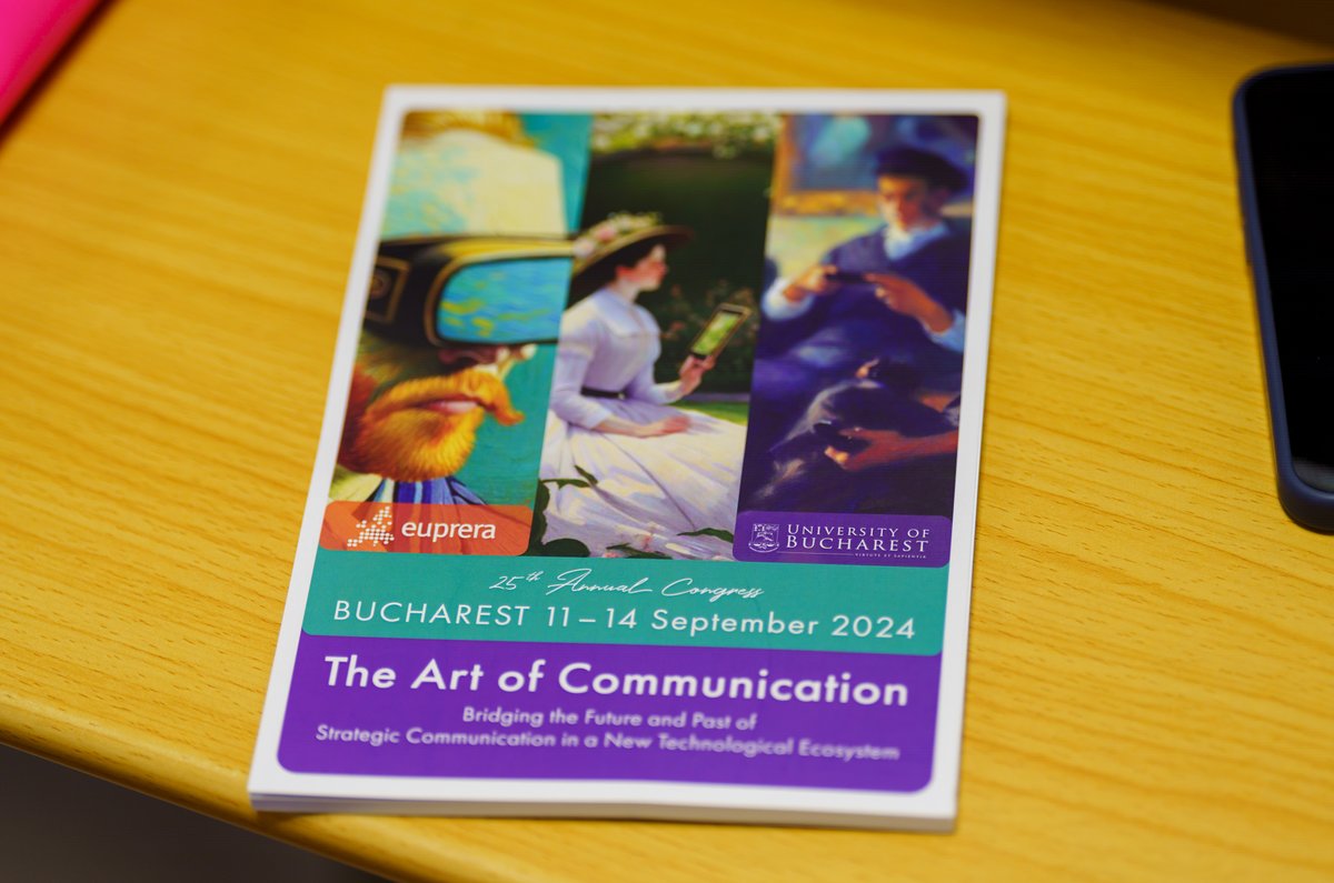 comunicancer's tweet photo. 👏🏽 We would like to thank the #EUPRERA2024 Congress ‘The Art of Communication’ in #Bucharest, for allowing us to present the latest results of the @Comunicancer project and, of course, for the moments we shared 🤝🏼

#eupreracongress #publicrelations #strategiccommunications https://t.co/O6VIE67L7Q