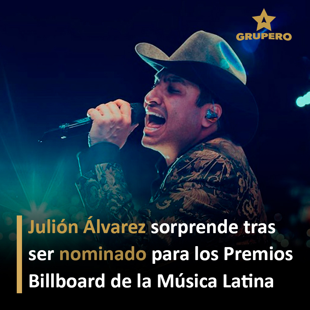 #JuliónÁlvarez, cantautor chiapaneco pone en alto el nombre de #México tras ser nominado a las categorías en múltiples categorías con “Buscándole a La Suerte” en los #Premios Billboard de la #Música Latina.

Más información en: whatsapp.com/channel/0029Va…