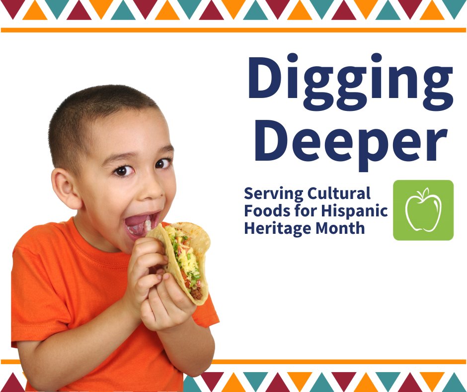 Talking with children about different cultures and serving them new cultural foods can help them learn about cultures from around the world. Learn about Hispanic and Latine foods to try and ideas for serving them in your program for #HipsanicHeritageMonth! tinyurl.com/3exzf26t