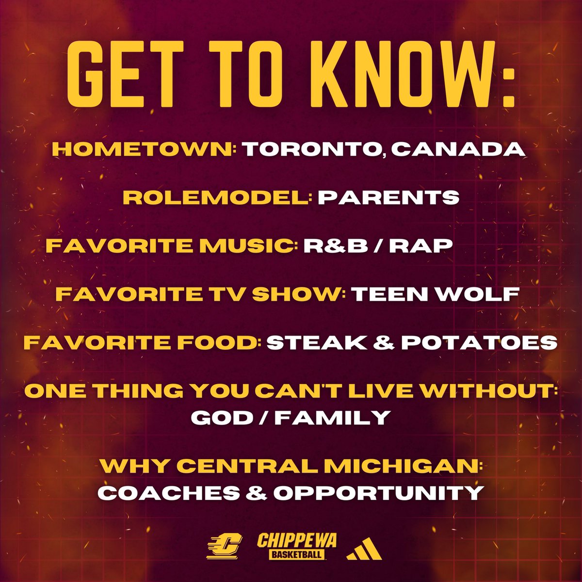 CMU Men's Basketball tweet media