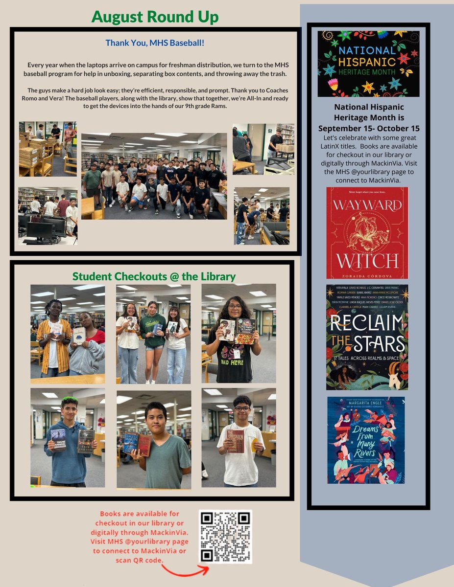 Jennifer Marquez (@jmarquez_lms) on Twitter photo MHS September Library Newsletter! 😎 <a href="/SocorroISD/">Socorro ISD</a> <a href="/MontwoodHS/">David Herrera</a> @DMacon_MHSReads <a href="/Sparks_Interest/">Marcy Sparks</a> <a href="/SISD_HS/">Carlos Guerra III</a> MHS September Library Newsletter! 😎 <a href="/SocorroISD/">Socorro ISD</a> <a href="/MontwoodHS/">David Herrera</a> @DMacon_MHSReads <a href="/Sparks_Interest/">Marcy Sparks</a> <a href="/SISD_HS/">Carlos Guerra III</a>
