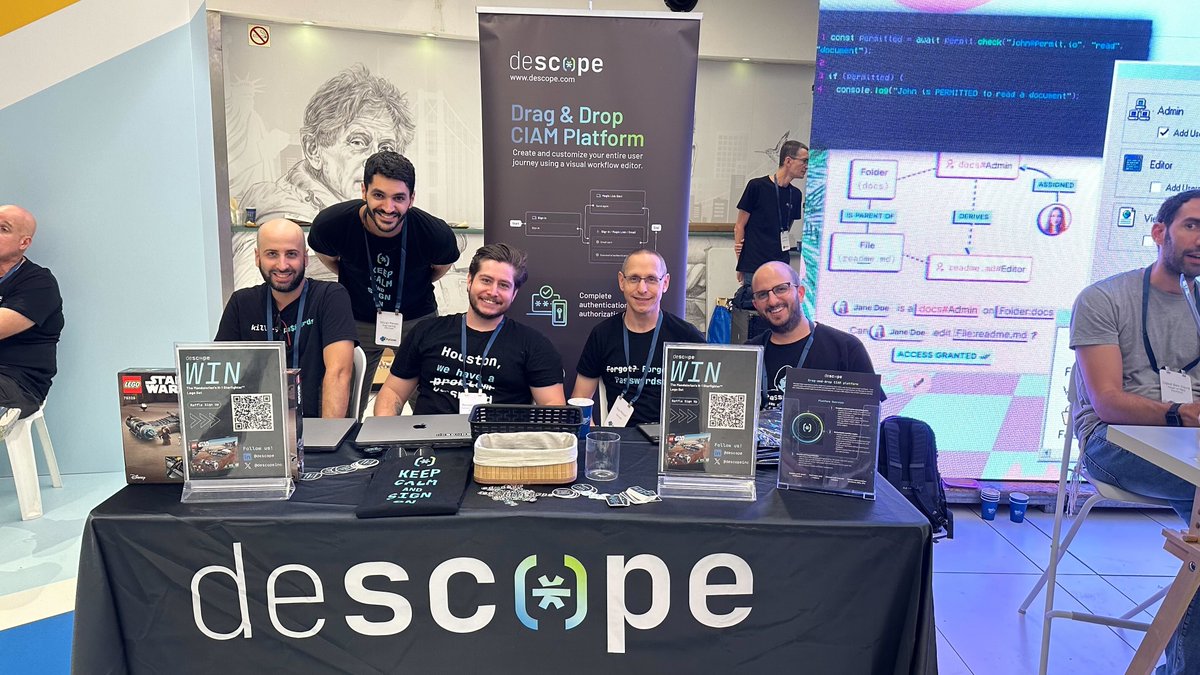 descopeinc's tweet image. 🐍 #Python developers as far as the eye can see 

The Descope team had a gala time at @pyconil! Thank you for sharing your #developerexperience challenges, #authentication expectations, and favorite password puns. 

Until next year!

#pythondeveloper #devtools #CIAM #IAM