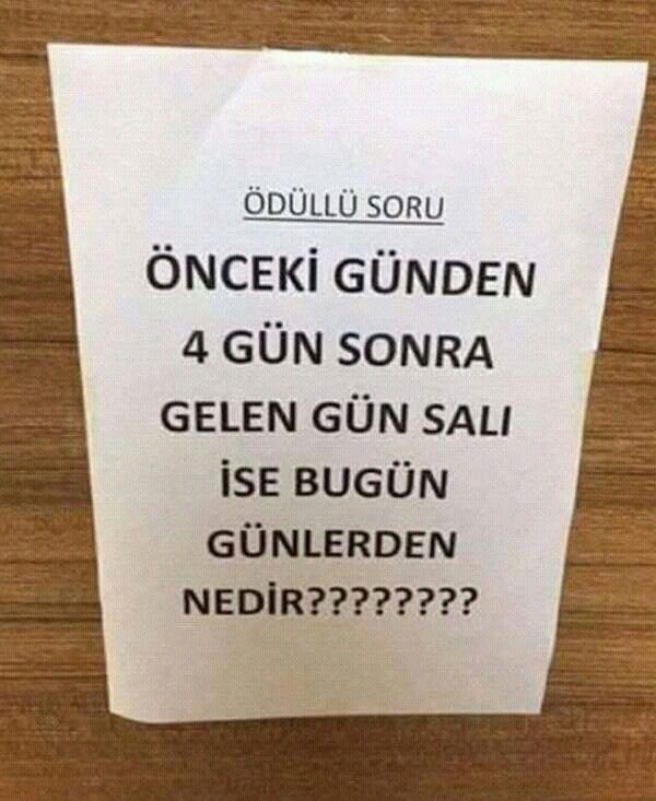 Cevapları alalım