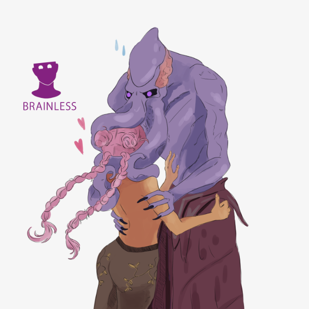 Less a sexy pic and more just illustrating a question I had. 

I was just wondering what Tav was expecting to happen when she needed to know where a mind flayer's mouth was. Like if this was in the possibilities for her.

#bg3 #bg3fanart #bg3emperor #baldursgate3