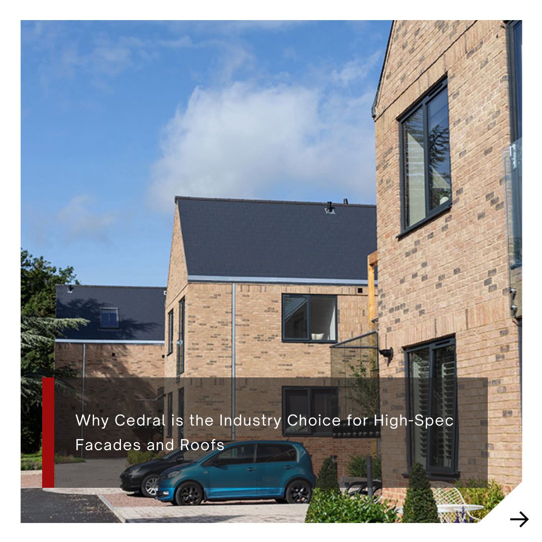 <a href="/CedralUK/">Cedral UK by Etex</a>  award-winning fibre cement facades and slates offer durability, low maintenance, easy installation, and sustainability, making them the top choice for high-spec projects.

Learn ➡️
hbdonline.co.uk/news/why-cedra…

#hbd #housebuilder #cedral #fibercement #facade