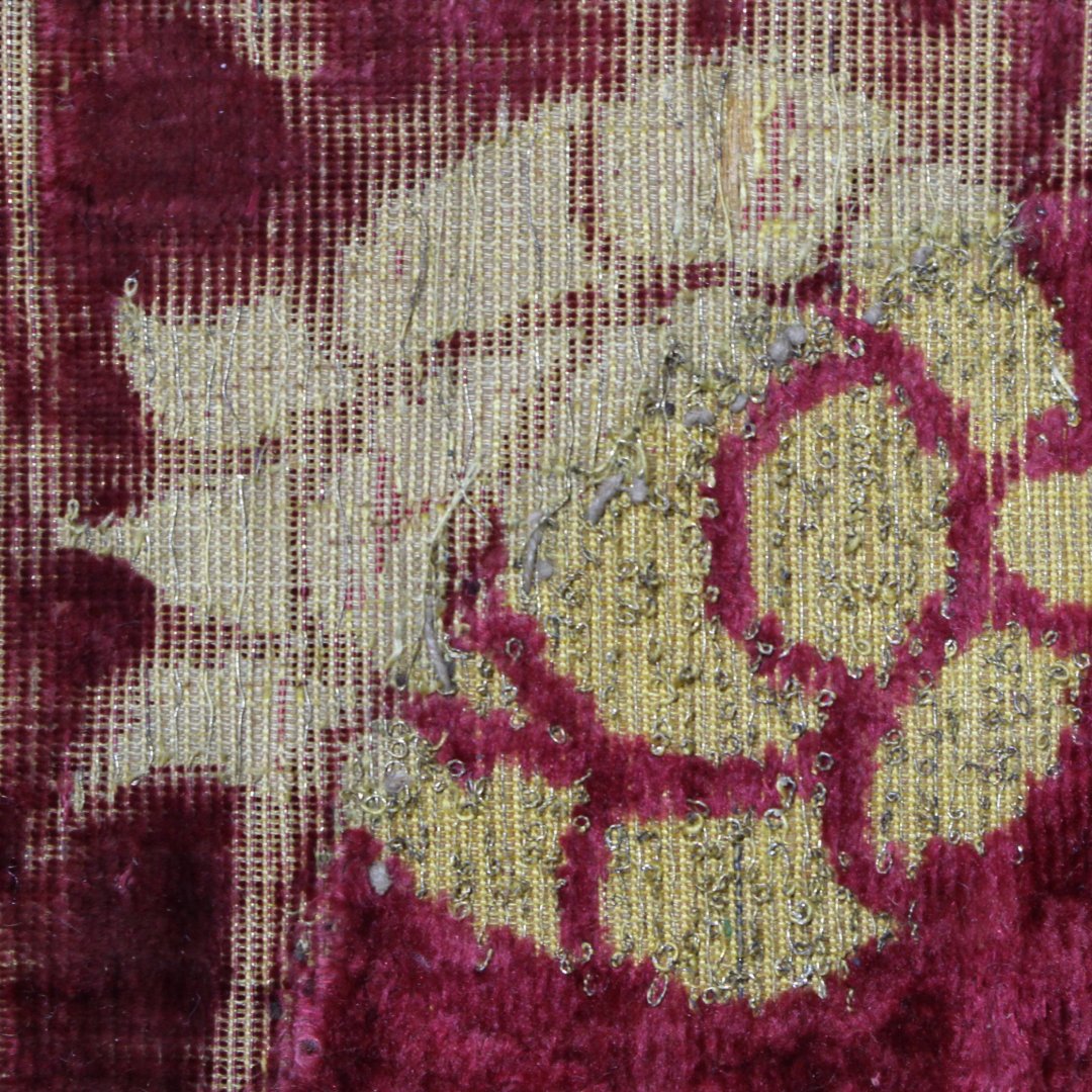 NorwichCastle's tweet photo. 🧵The 16th C Westgate Pall is destined for the Gallery of Medieval Life, a British Museum Partnership Gallery, with a grand opening in Norwich Castle Keep next year. 
Our Textile Conservator is hard at work - 650 hours so far! 👓
@heritagefunduk @heritagefundM_E @britishmuseum https://t.co/qXVPwuVbE0