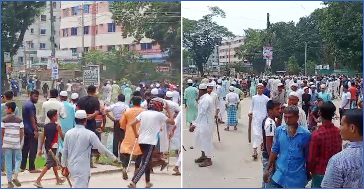 কসবায় ঈদে মিলাদুন্নবী কেন্দ্র করে দুই পক্ষের মধ্যে সংঘর্ষ, আহত অর্ধশতাধিক