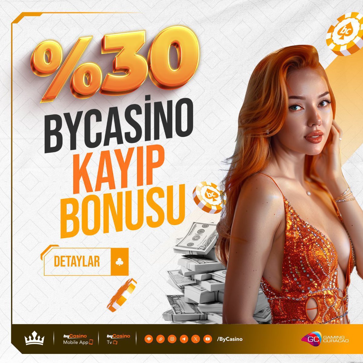 📲 cutt.ly/ueEAIwc3

TEK TIKLA %30' a VARAN OTOMATİK KAYIP BONUSU

😃 Bycasino'da Kayıp Bonusuyla Her an Kazan!

🏵 Her Yatırımınız İçin %30 Çevrimsiz Kayıp Bonusu!

💰Otomatik Kayıp Bonusu Anında Hesabınızda!

🙌 Sizlerde Farkı Bycasino'da Yaşayın ve KAZANIN!