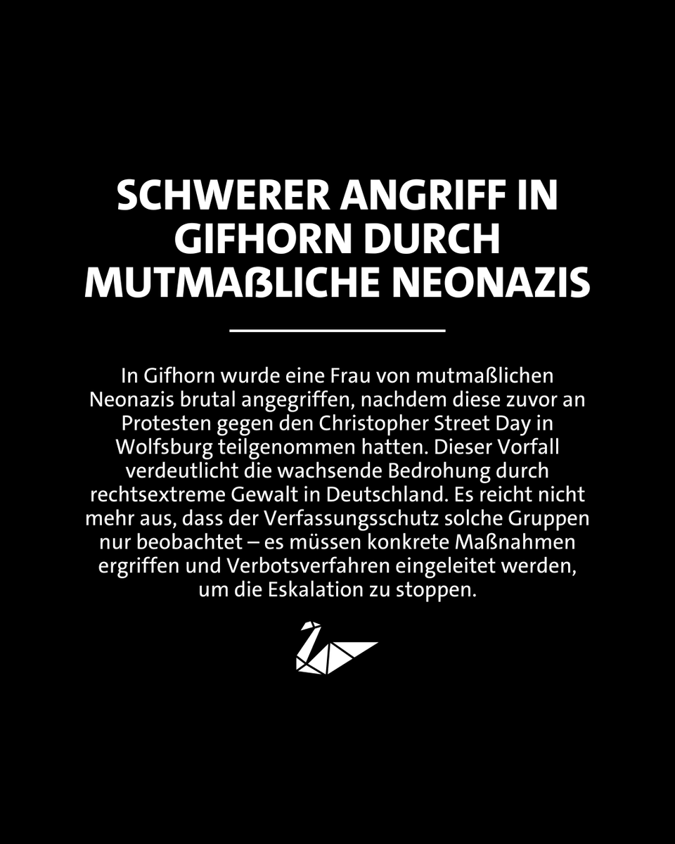 Schwerer Angriff in #Gifhorn durch mutmaßliche Neonazis