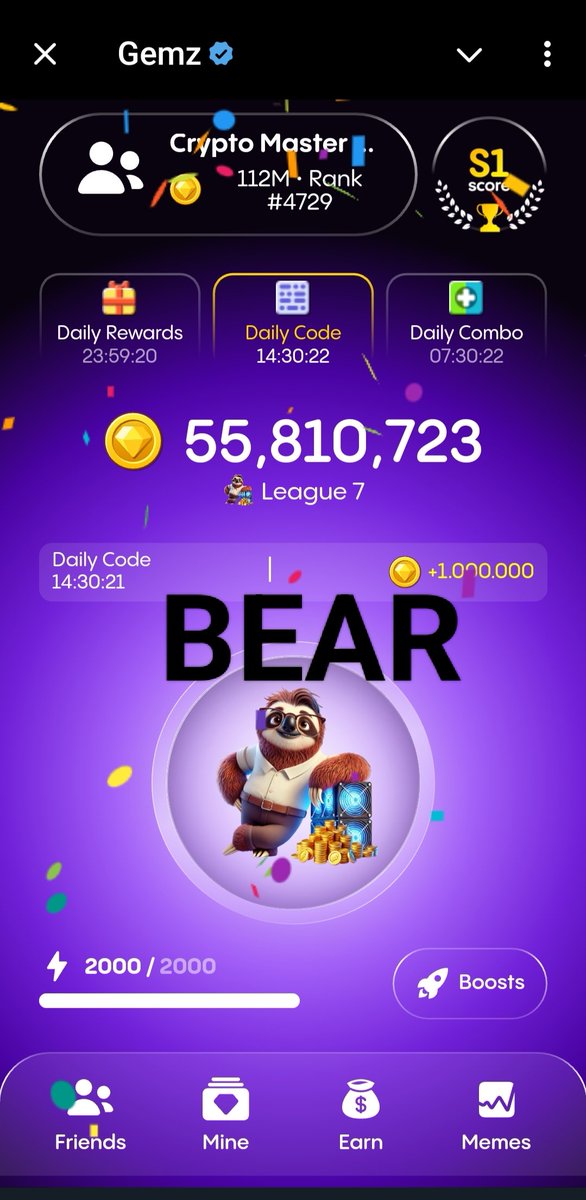 CMN7737's tweet photo. Gemz Daily Code And Daily Combo Get Extra Reward Coin
π16-09-2024π
B: -β’β’β’ (dash , dot X 3)
E: β’ (dot)
A: β’- (dot , dash)
R: β’-β’ (dot , dash , dot)
Join Tap To Earn π Gemz
https://t.co/kJKO82OJHHβ¦
#Gemzdailycode
#Gemz https://t.co/9zq72C1D3X