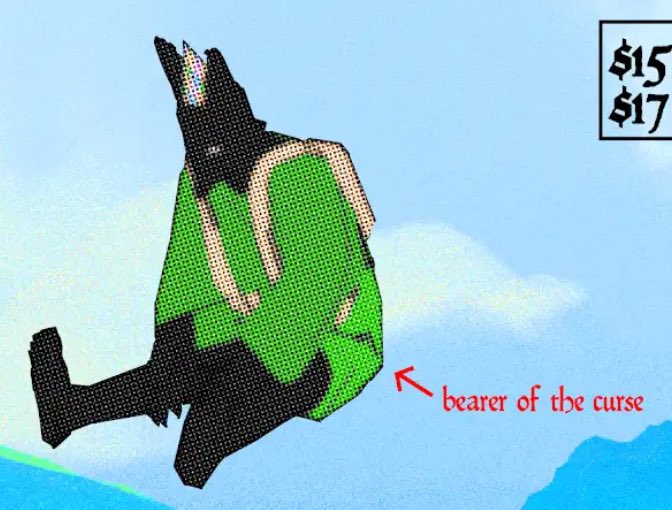 Quite possibly my favorite thing Skye has ever made. Screw What Do You Want, Enth with a party hat is pure art