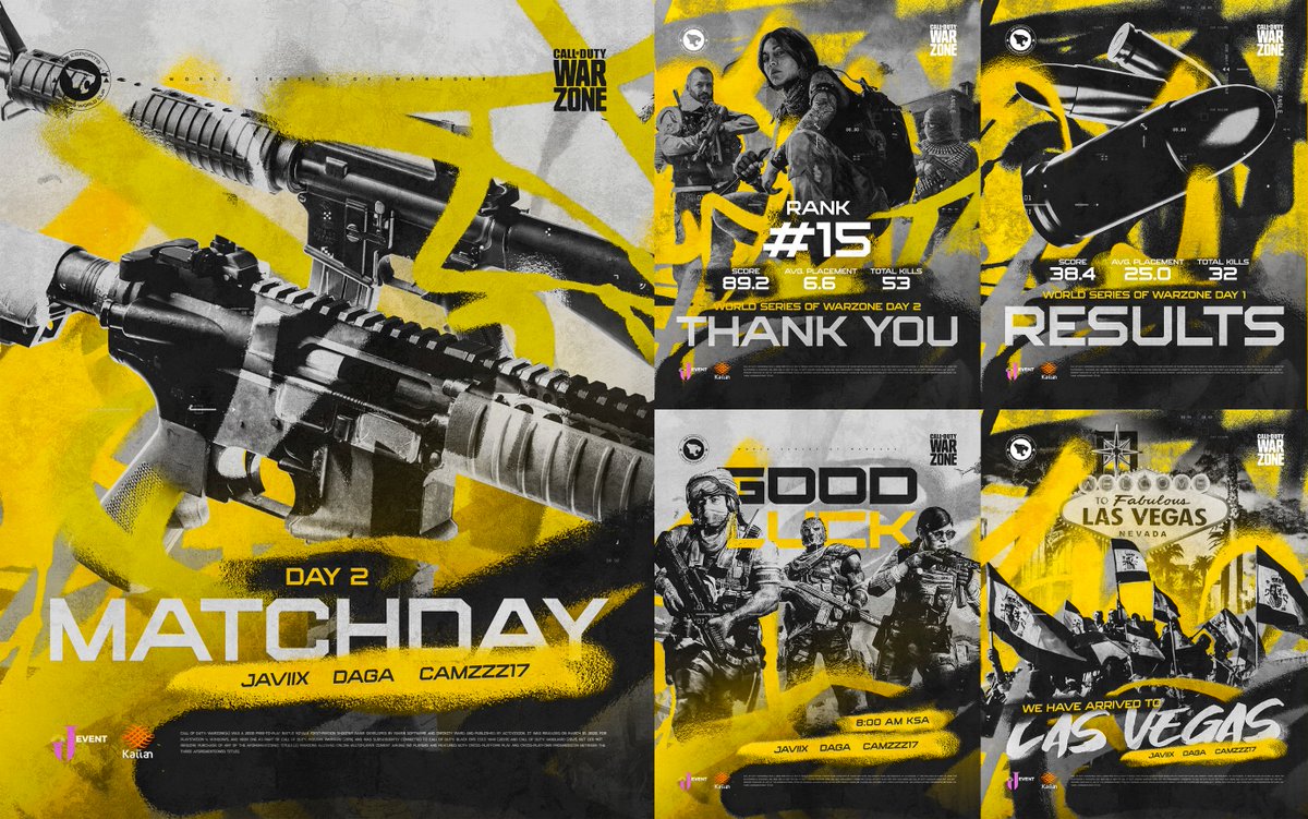 Recent Work — World Series of Warzone
I would greatly appreciate the support! 💛