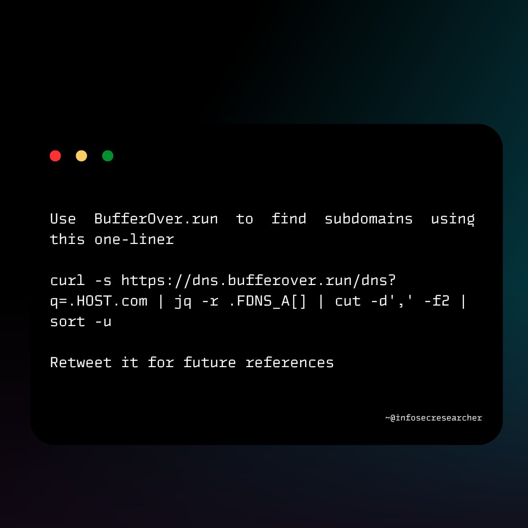 Security Post - Day 47

#CyberSecurity #bugbountytip #Tips #oneliner #tricks #streaker #Focus #mindset #securitybreach