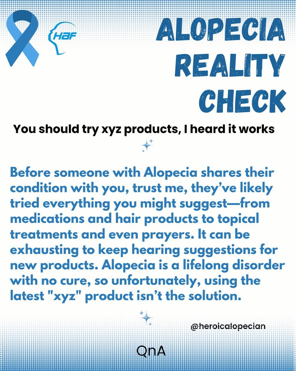 Heroic Alopecian Foundation tweet media