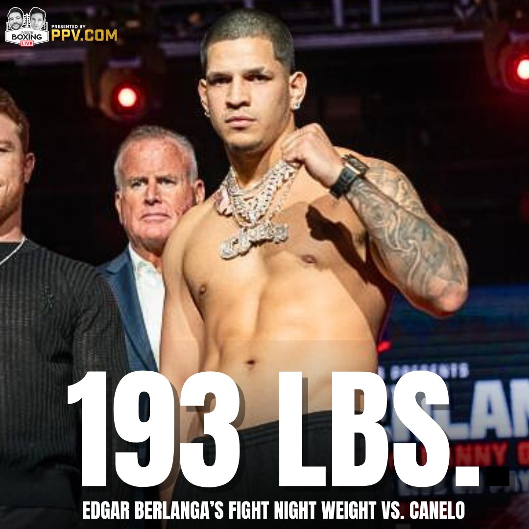 DanCanobbio's tweet photo. This is actually crazy and doesn't help Canelo's case with Benavidez's weight https://t.co/ITxxRyDgJK