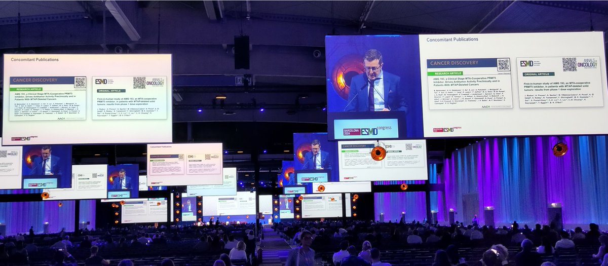 Annals of Oncology (@annals_oncology) on Twitter photo <a href="/HPrenen/">Hans Prenen</a> #ESMO24 concomitant paper: <a href="/DocSacher/">Adrian Sacher, M.D.</a> presents the First-in-human study of AMG 193, an MTA-cooperative PRMT5 inhibitor at today's Presidential Symposium <a href="/HPrenen/">Hans Prenen</a> <a href="/HPrenen/">Hans Prenen</a> #ESMO24 concomitant paper: <a href="/DocSacher/">Adrian Sacher, M.D.</a> presents the First-in-human study of AMG 193, an MTA-cooperative PRMT5 inhibitor at today's Presidential Symposium <a href="/HPrenen/">Hans Prenen</a>